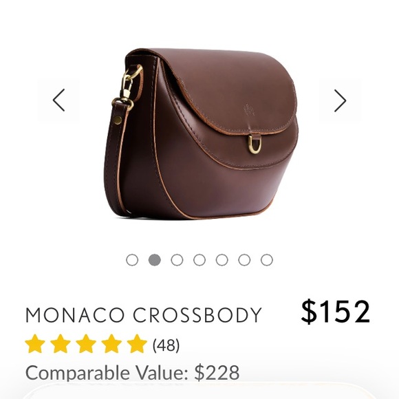 Portland Leather Goods Monaco crossbody bag L - Picture 2 of 10